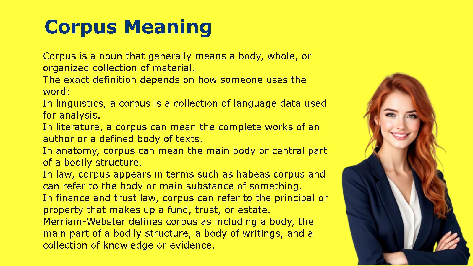 Corpus Meaning