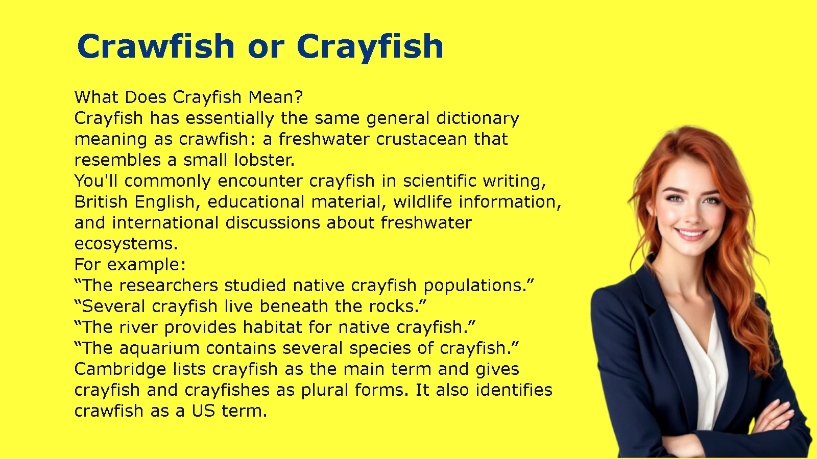 Crawfish or Crayfish