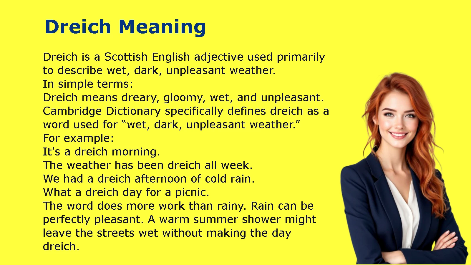 Dreich Meaning