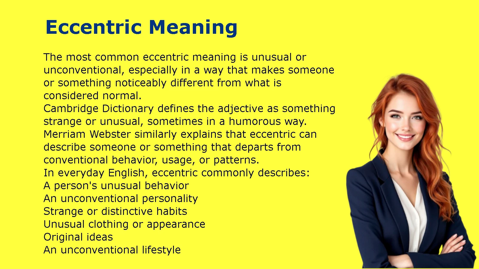 Eccentric Meaning