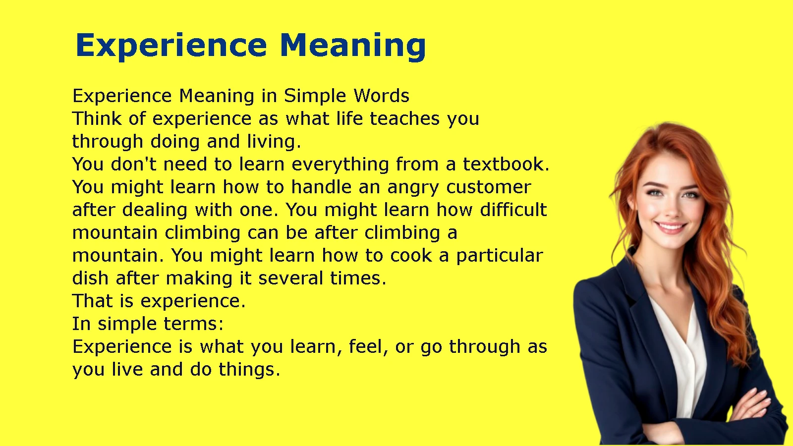 Experience Meaning