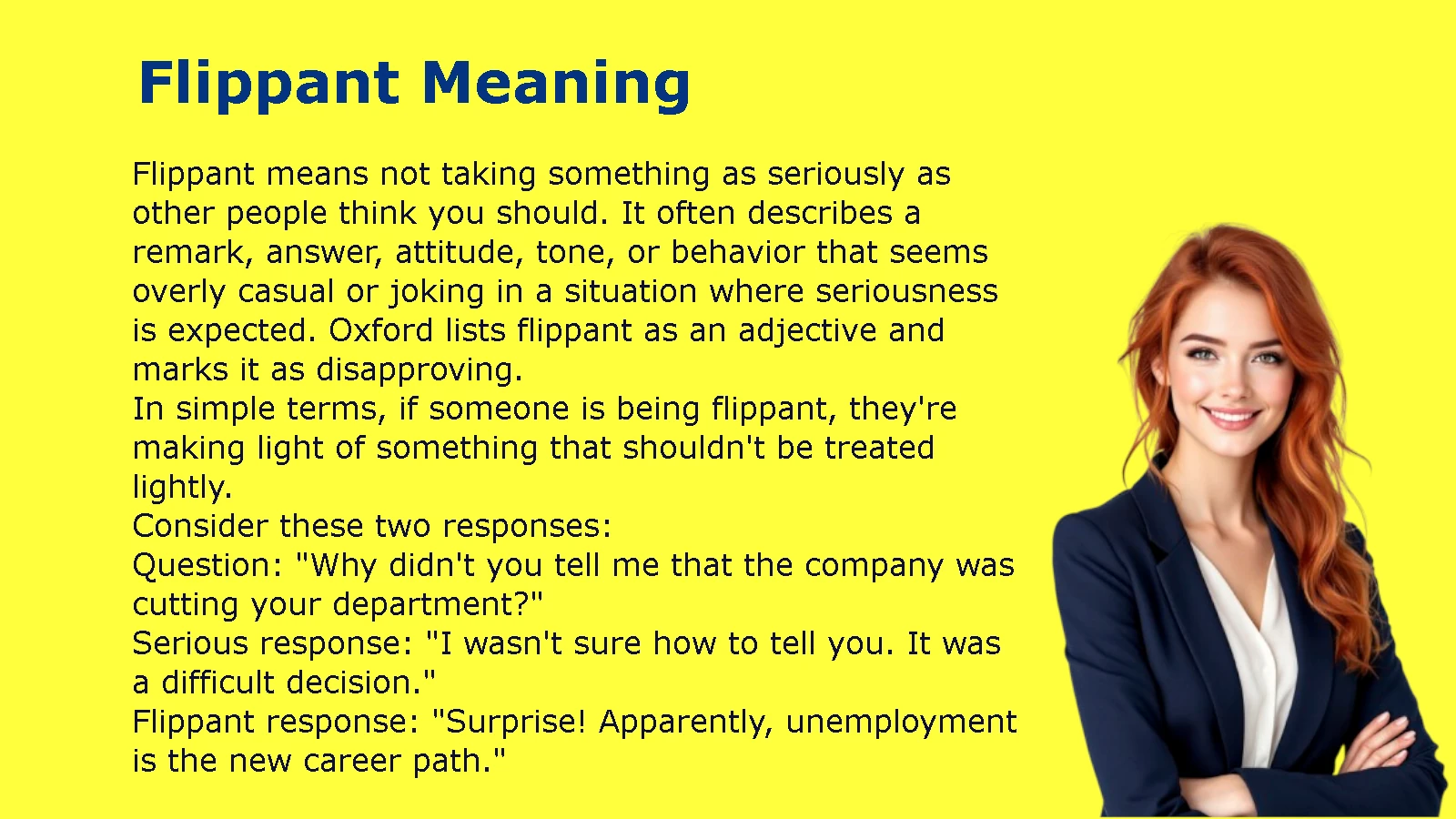 Flippant Meaning