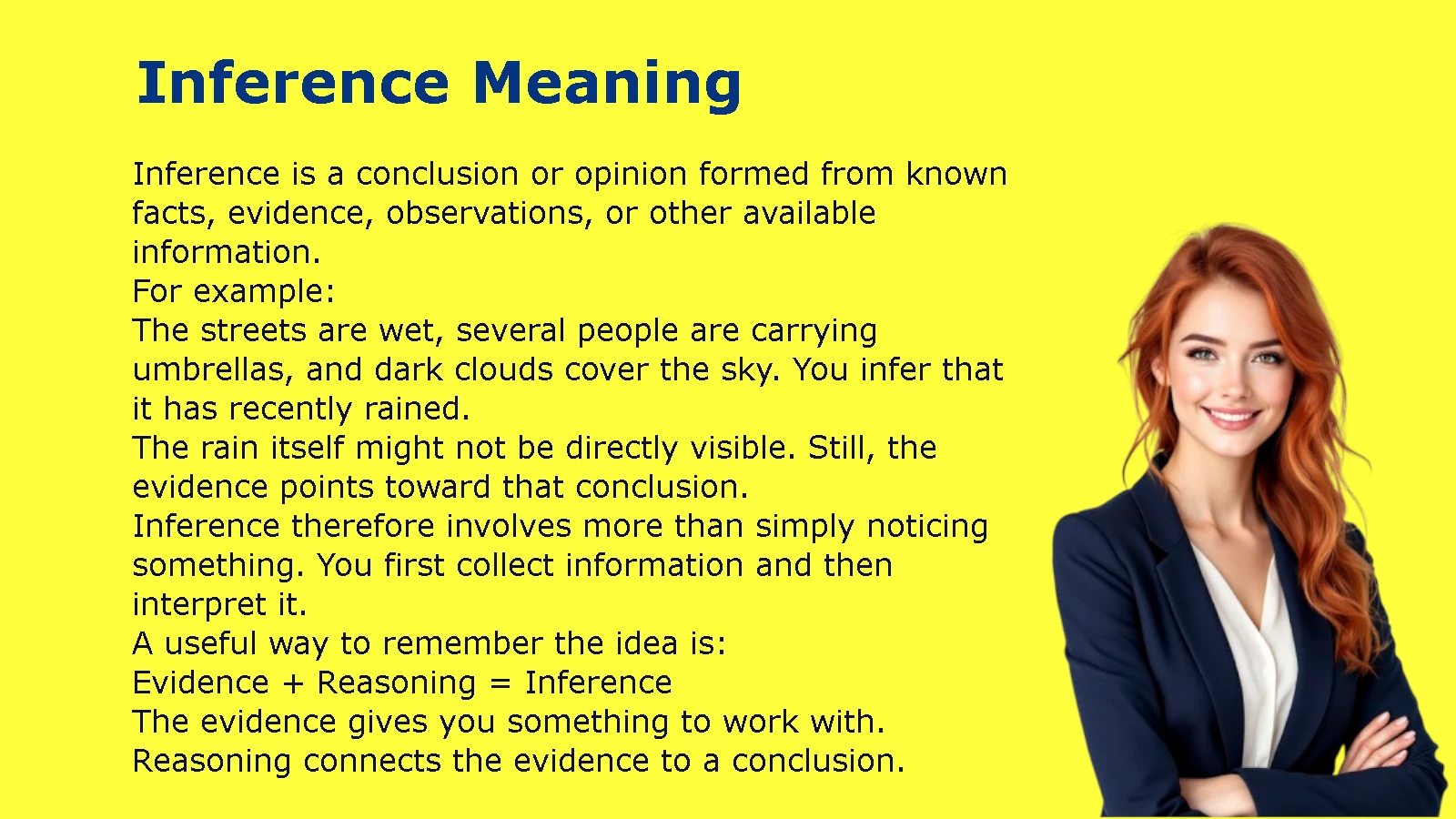 Inference Meaning