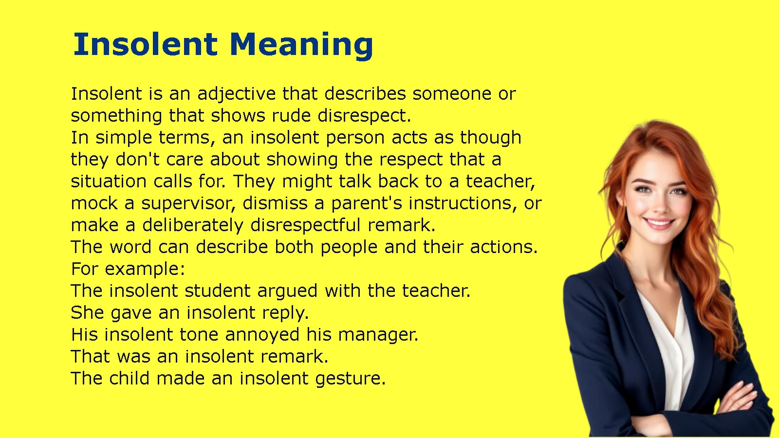 Insolent Meaning