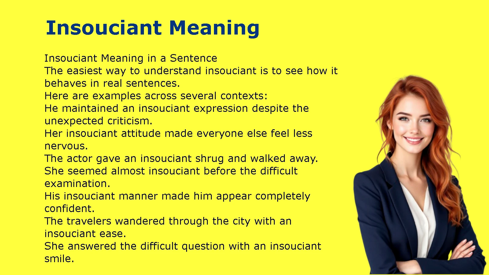 Insouciant Meaning
