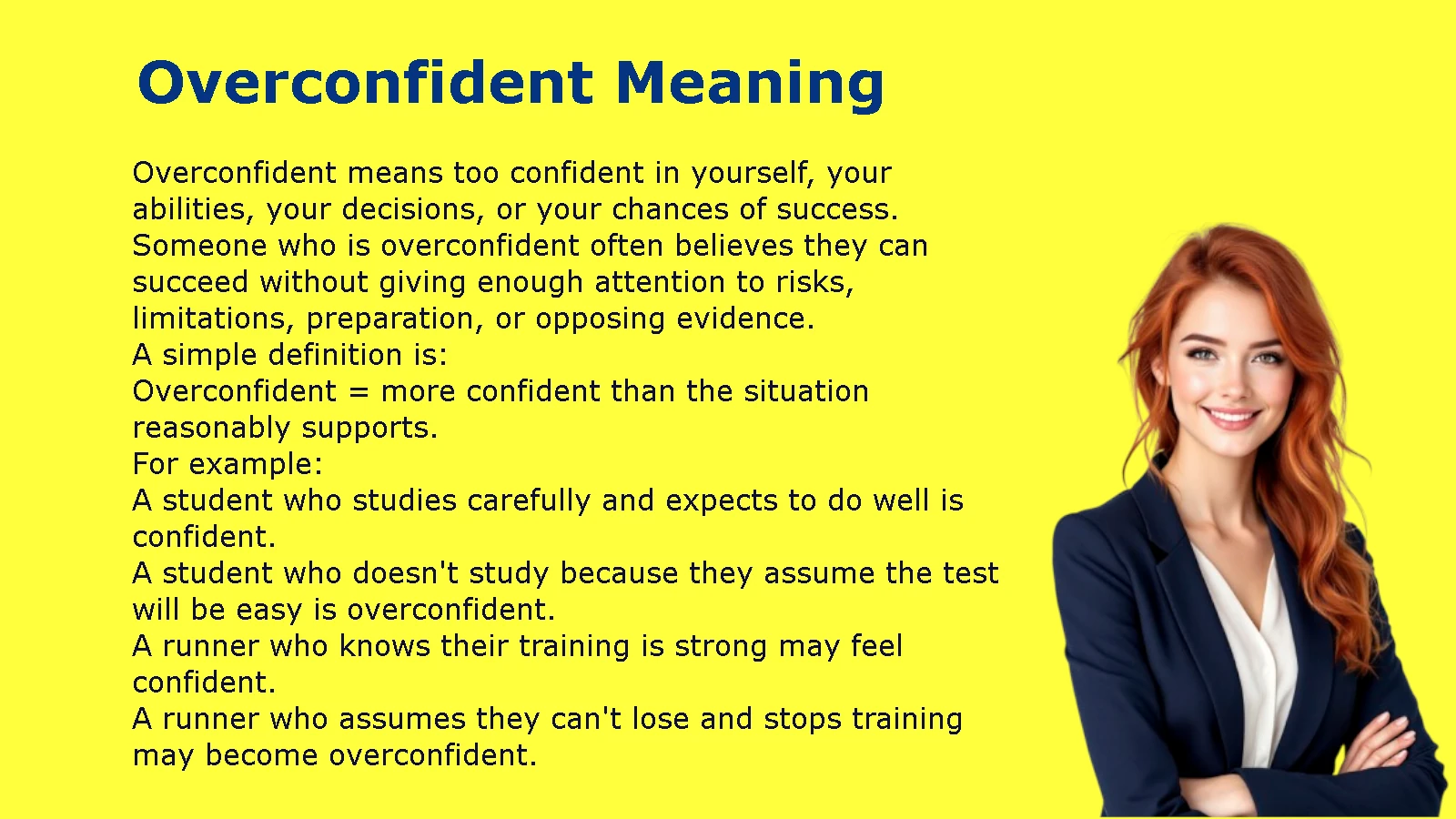 Overconfident Meaning