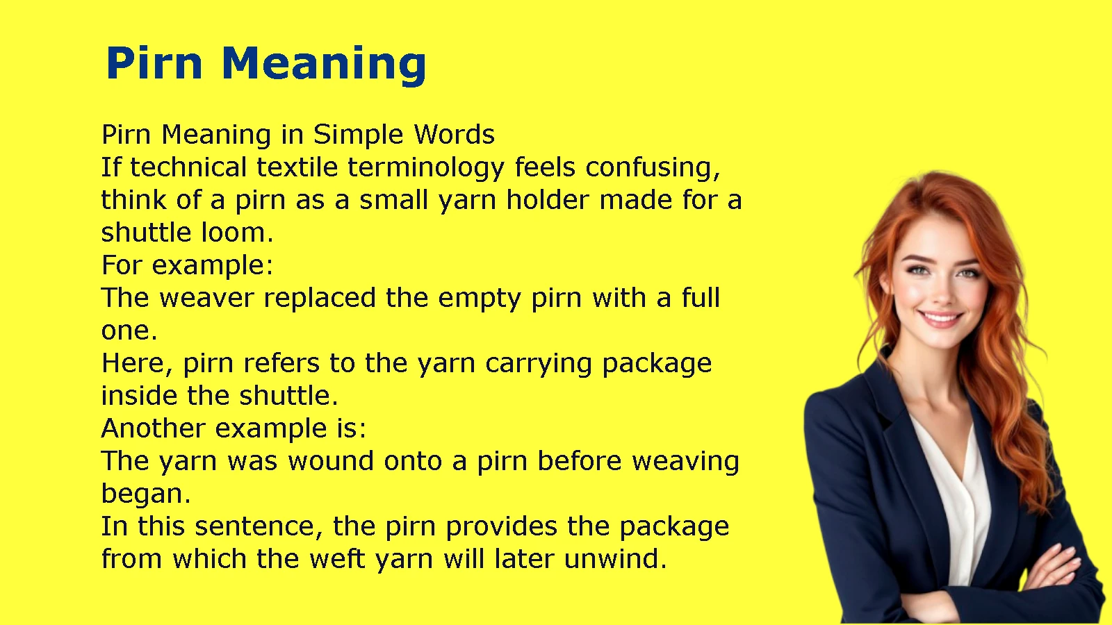 Pirn Meaning