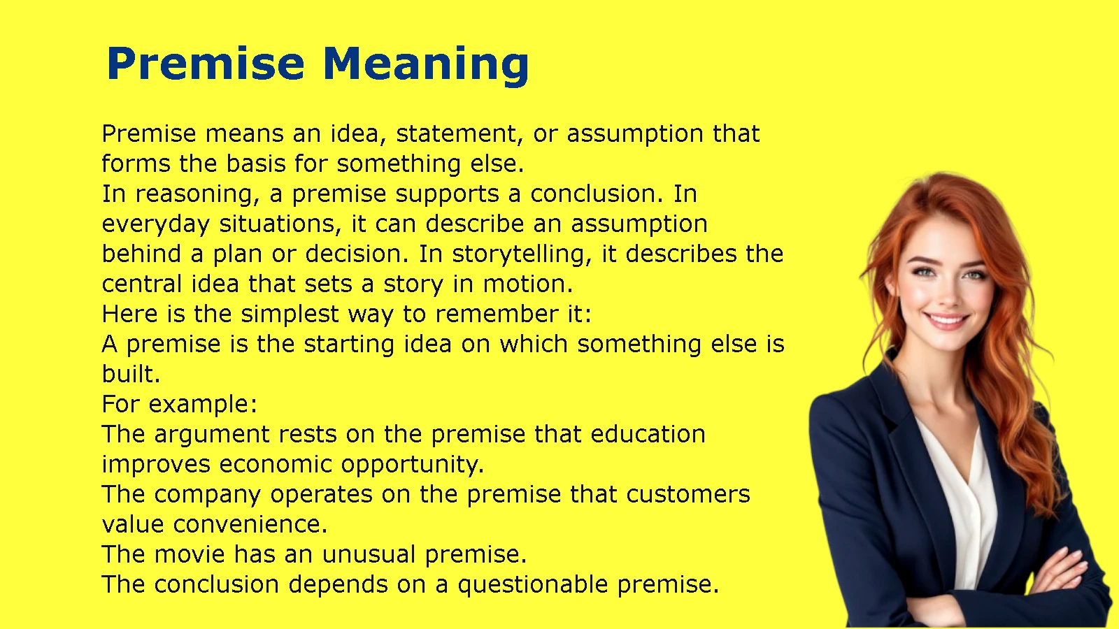 Premise Meaning
