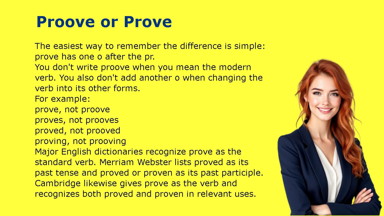 Proove or Prove