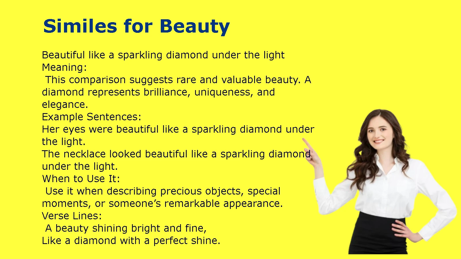 Similes for Beauty
