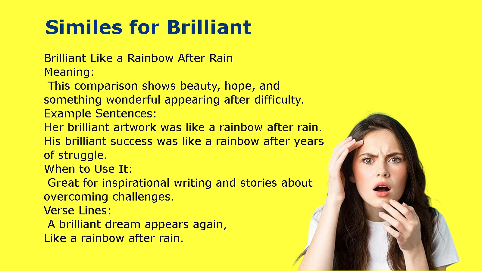 Similes for Brilliant: 100+ Creative Comparisons With Meanings and Examples