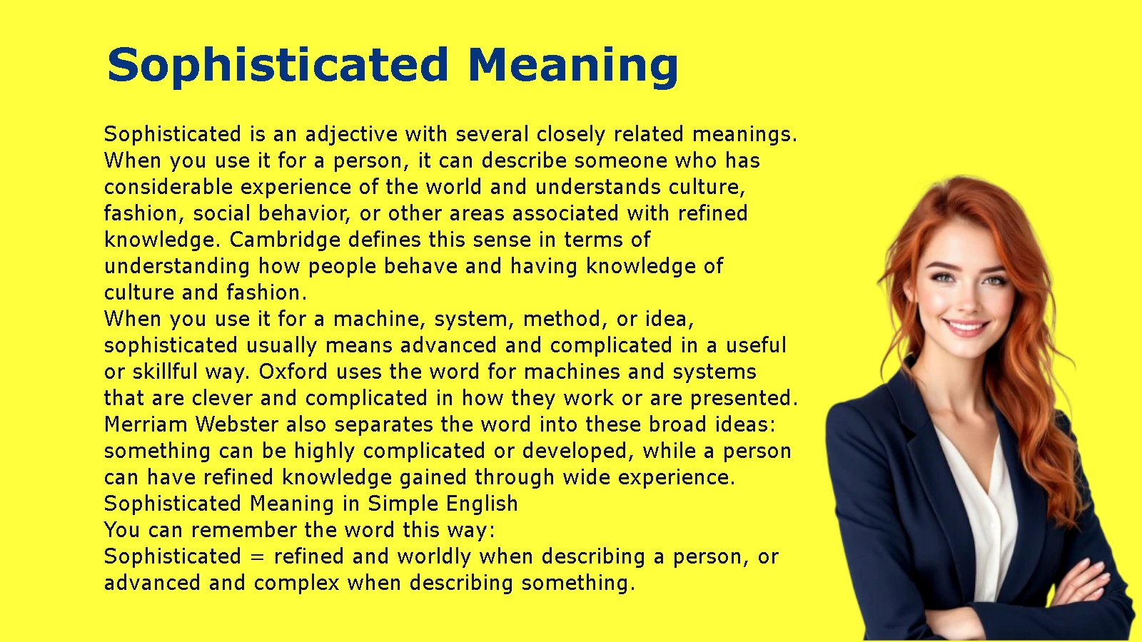 Sophisticated Meaning