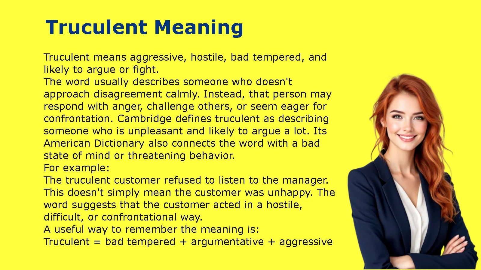 Truculent Meaning
