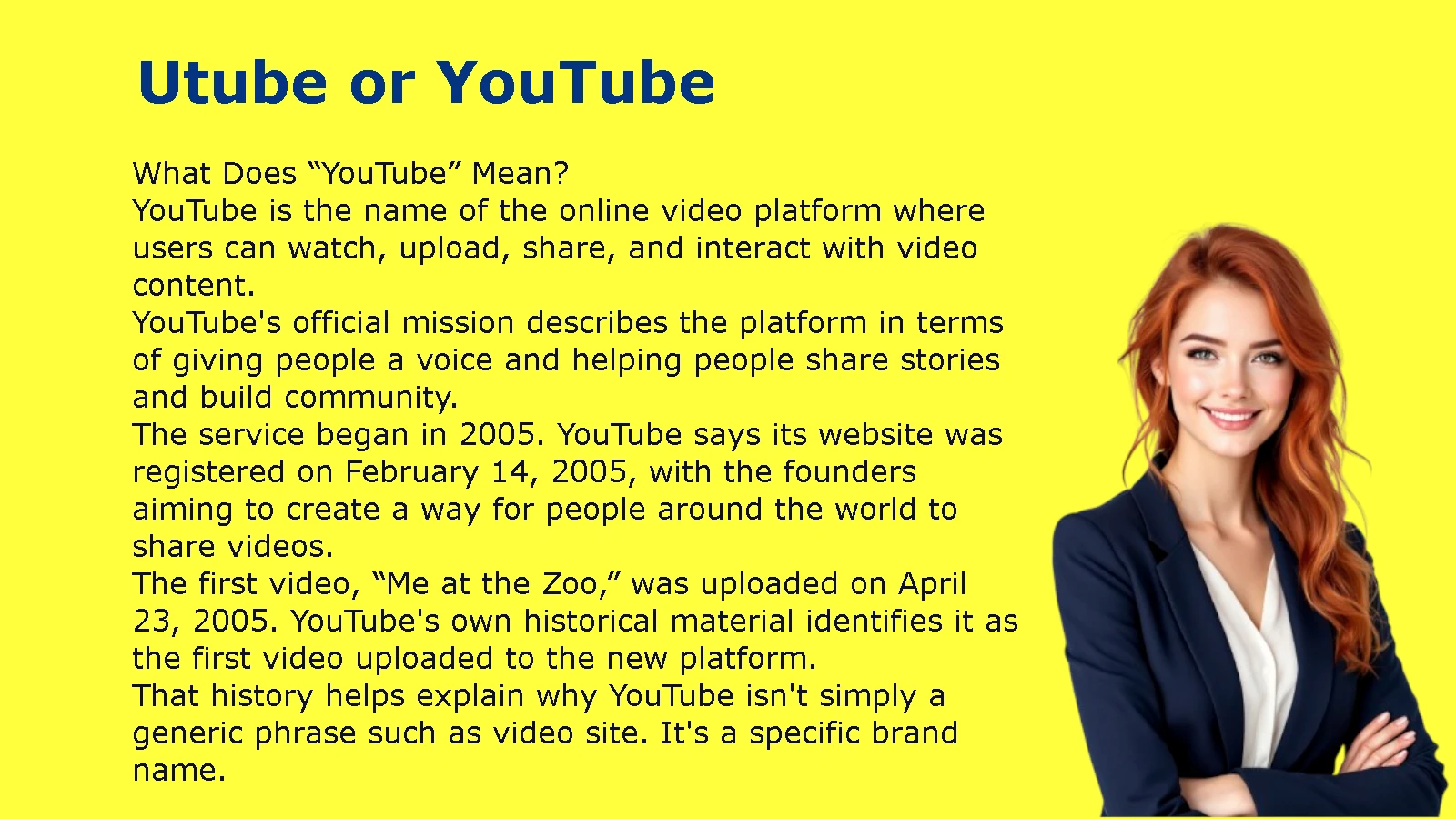 Utube or YouTube