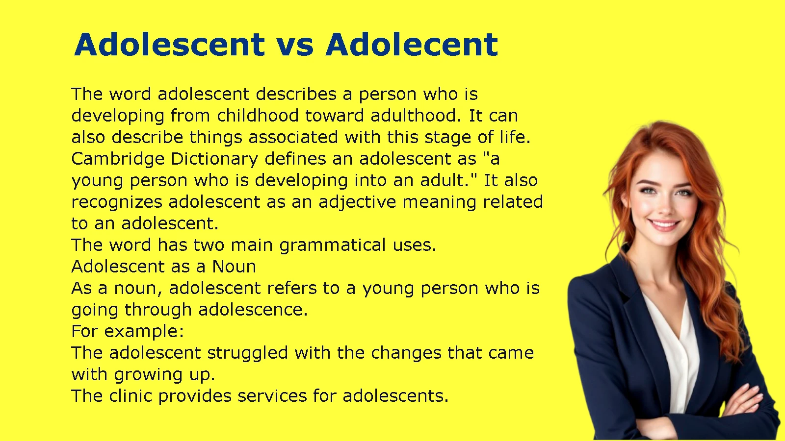Adolescent vs Adolecent