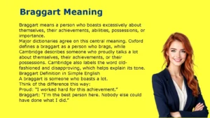 Braggart Meaning