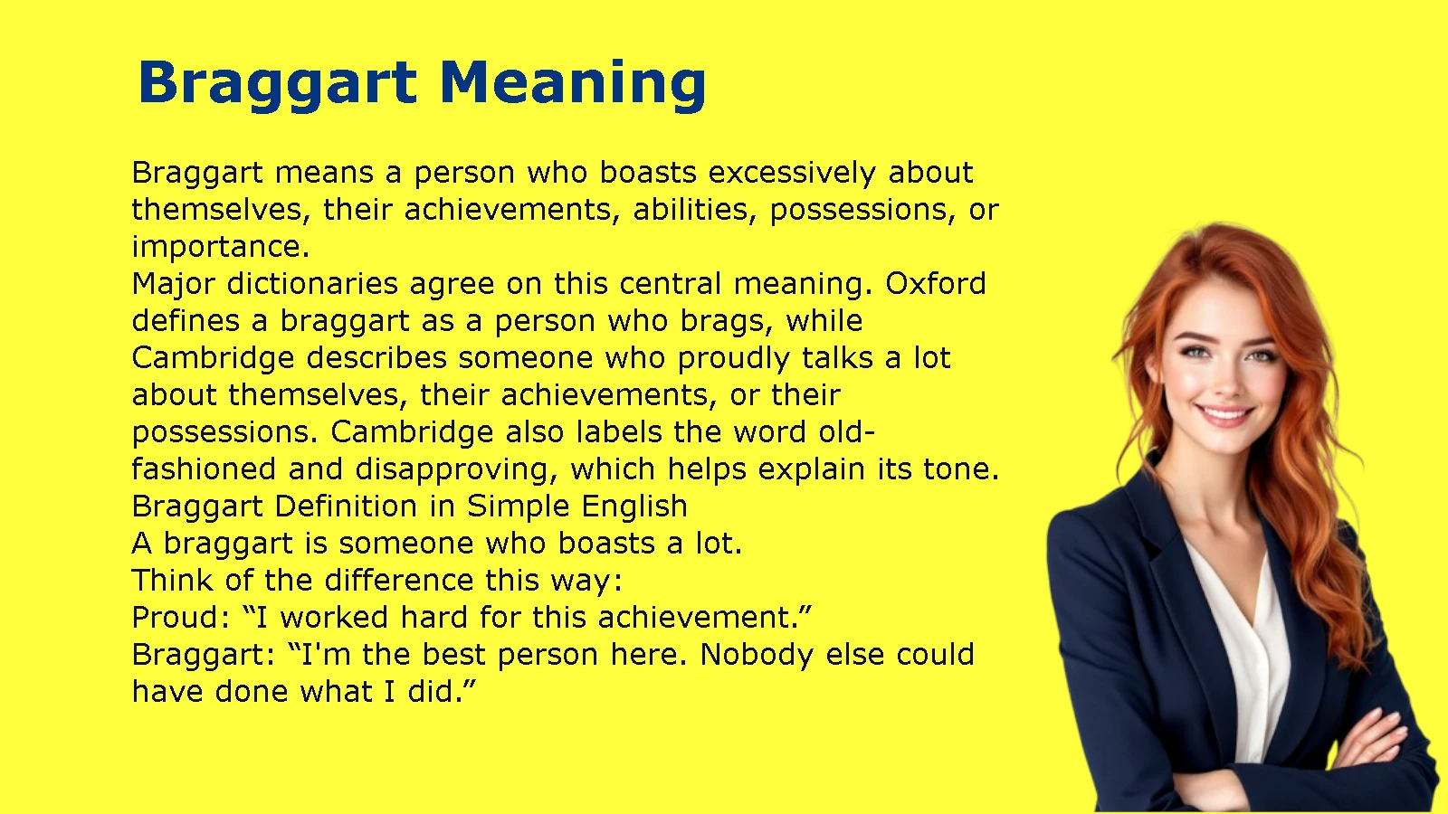 Braggart Meaning