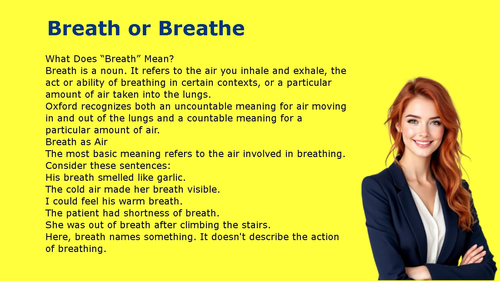 Breath or Breathe:
