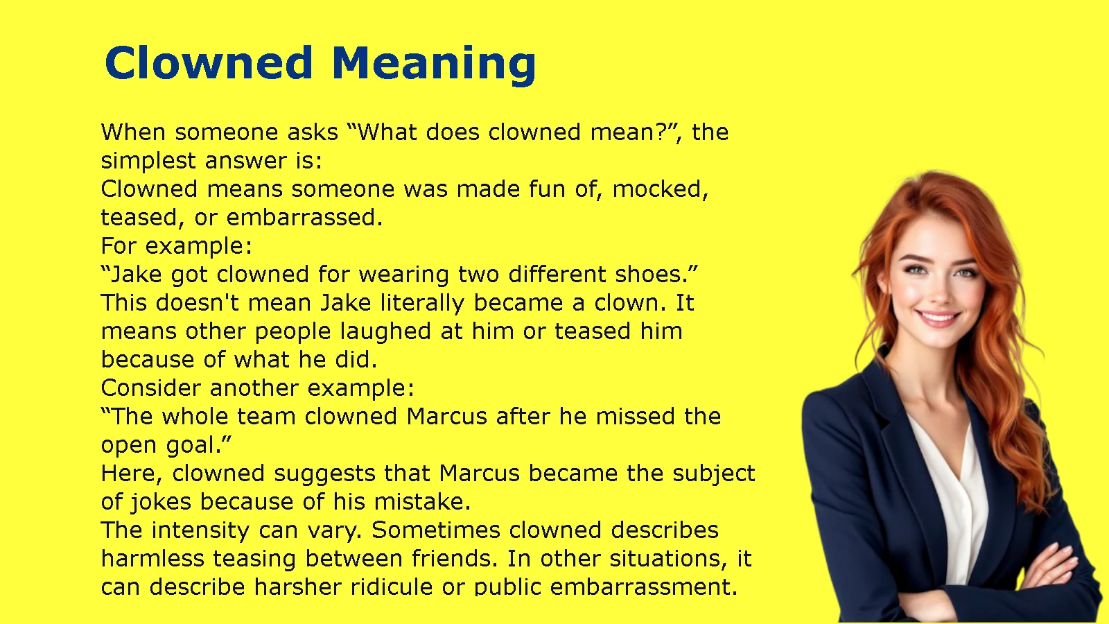Clowned Meaning