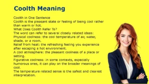 Coolth Meaning