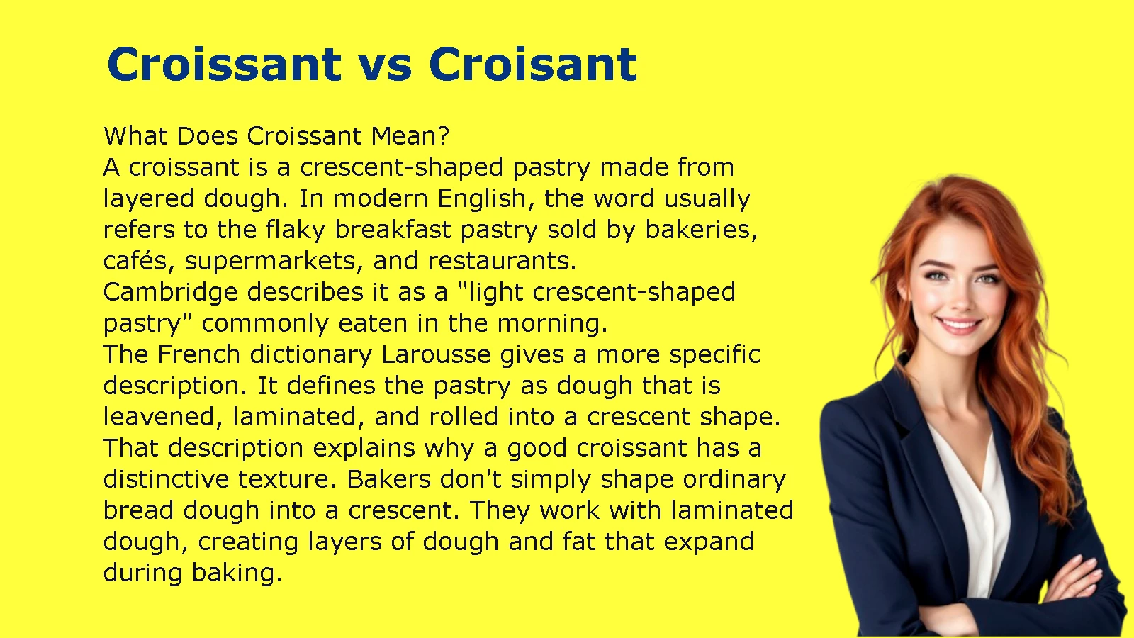 Croissant vs Croisant