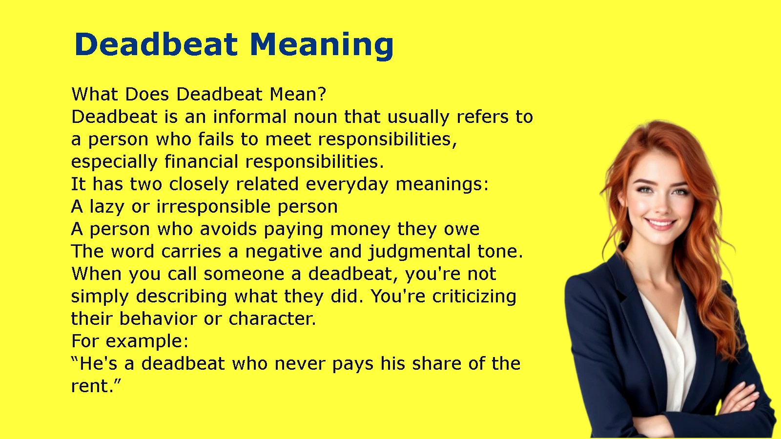 Deadbeat Meaning