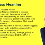 Feckless Meaning
