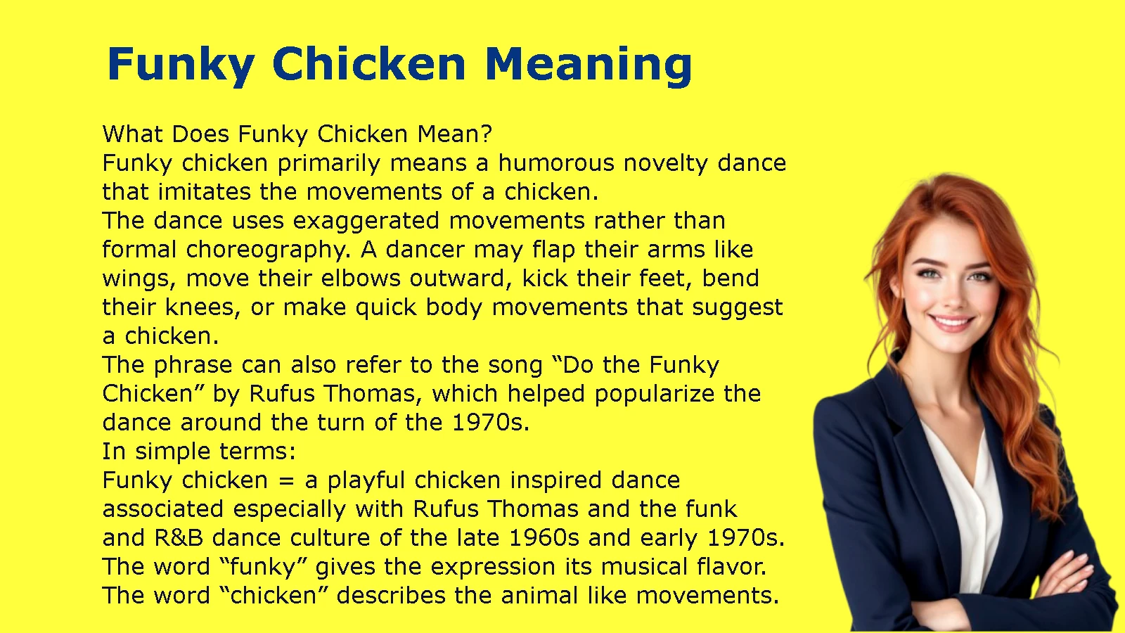 Funky Chicken Meaning