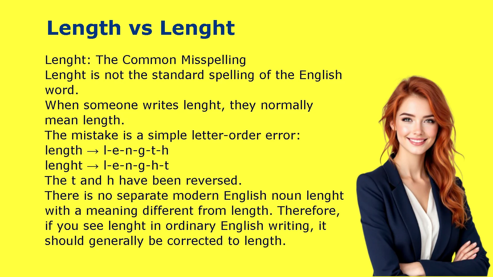 Length vs Lenght
