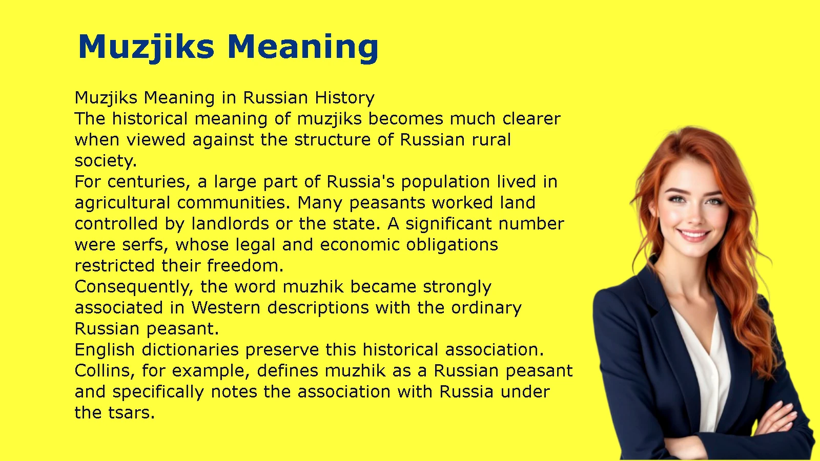 Muzjiks Meaning