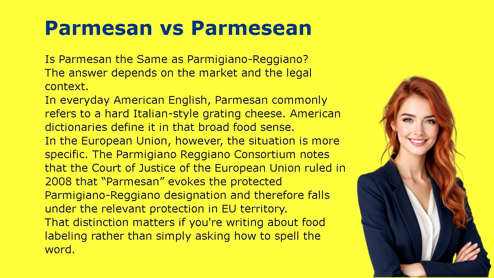 Parmesan vs Parmesean