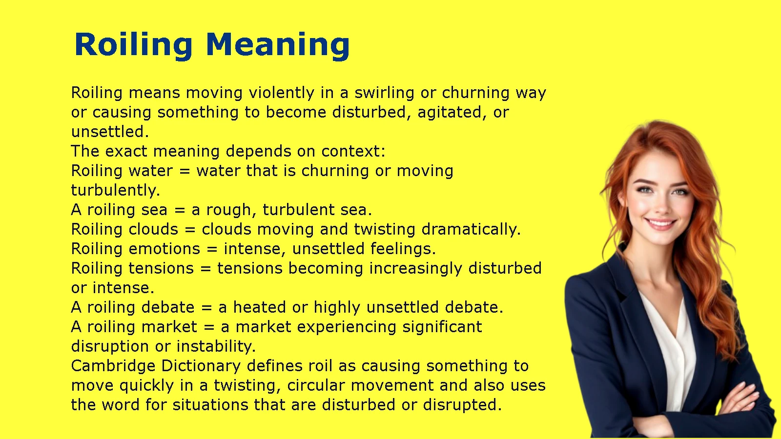 Roiling Meaning