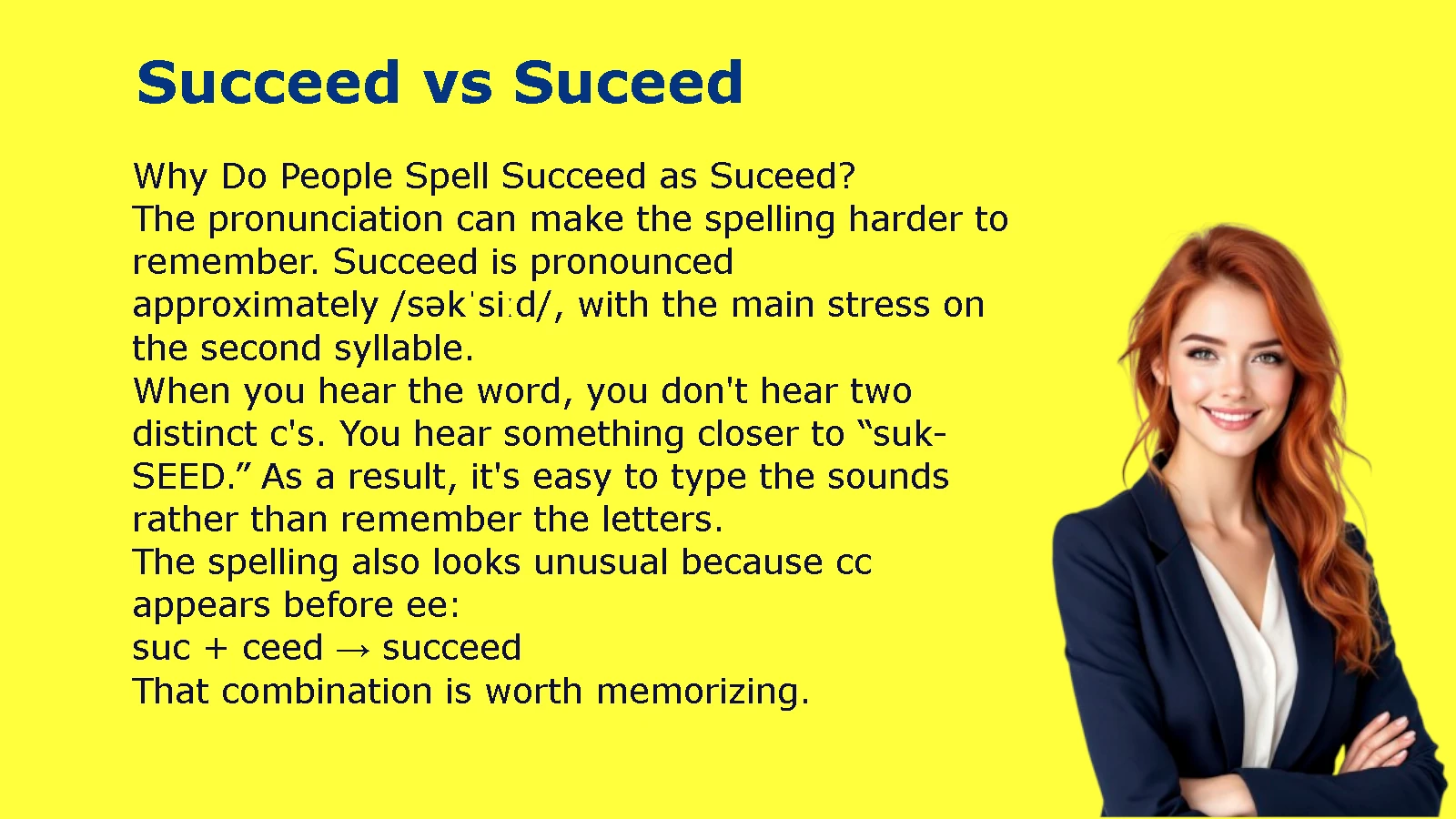 Succeed vs Suceed