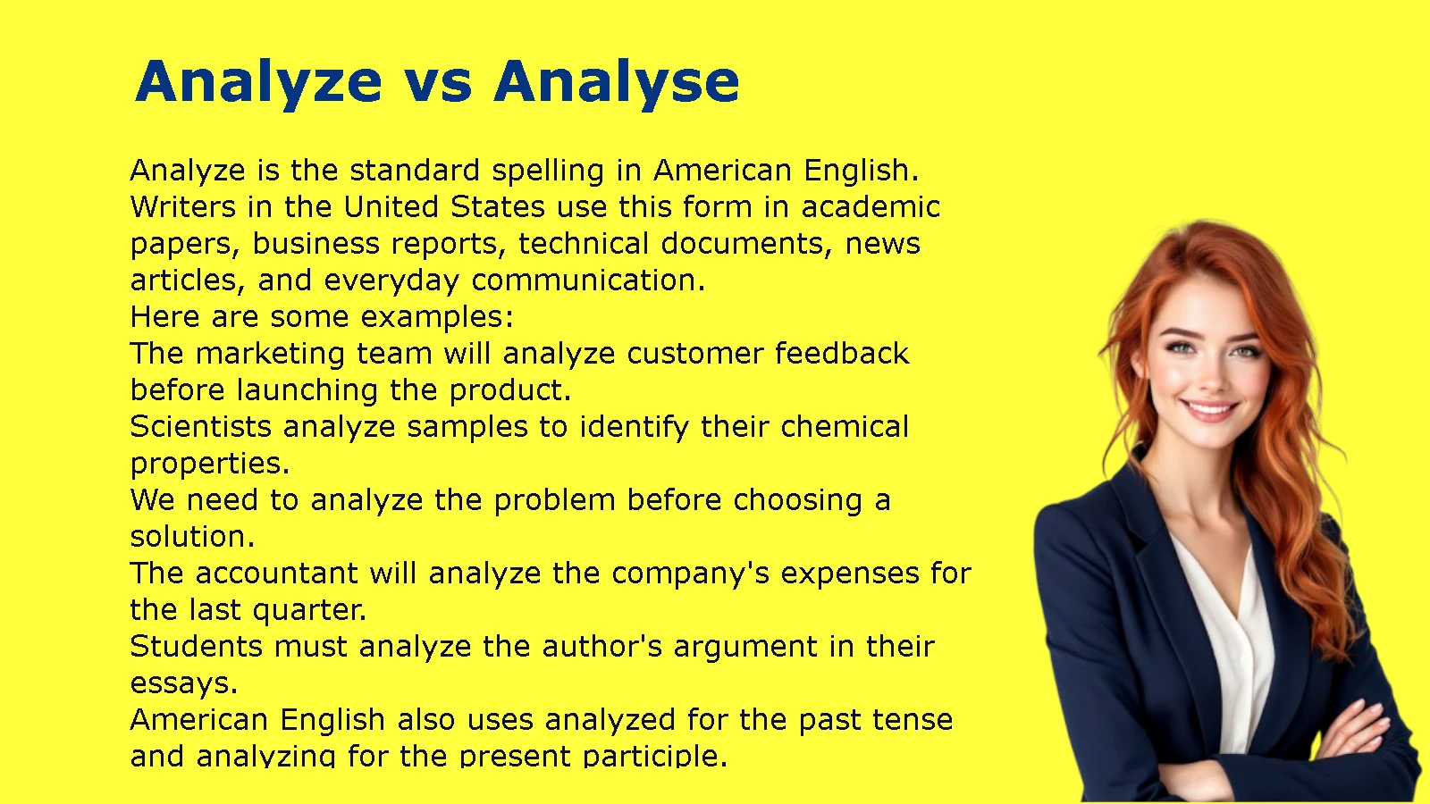 Analyze vs Analyse