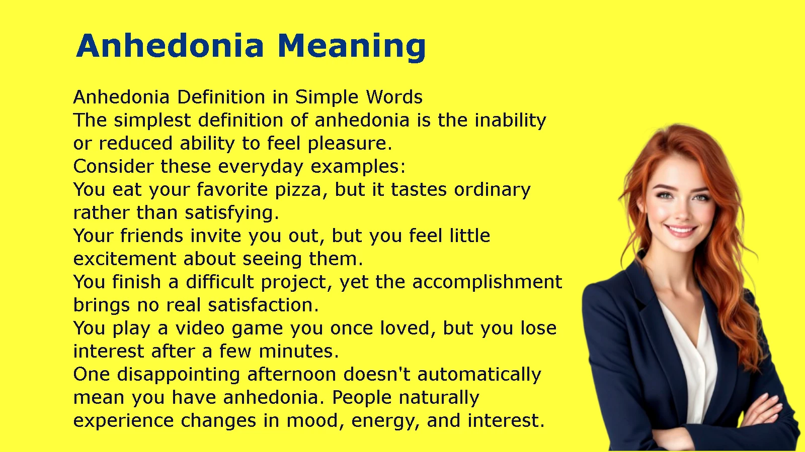 Anhedonia Meaning