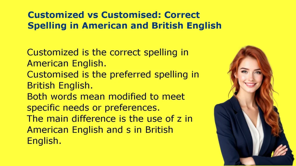 Correct Spelling in American and British English