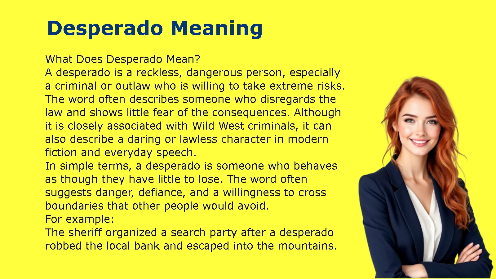 Desperado Meaning