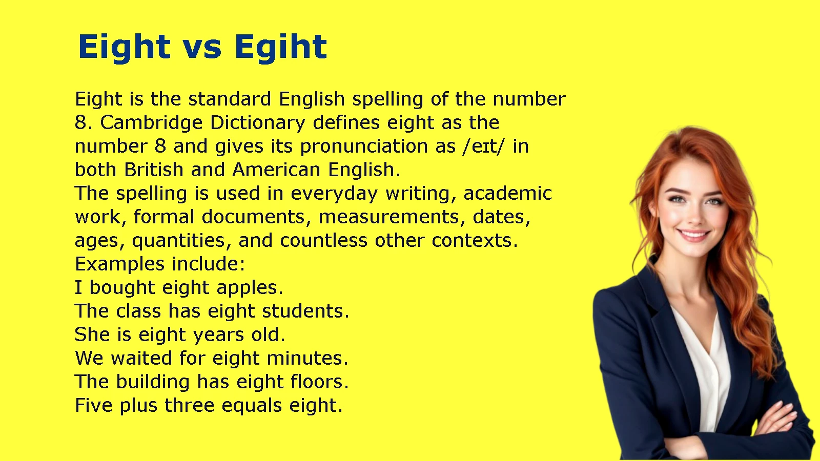 Eight vs Egiht