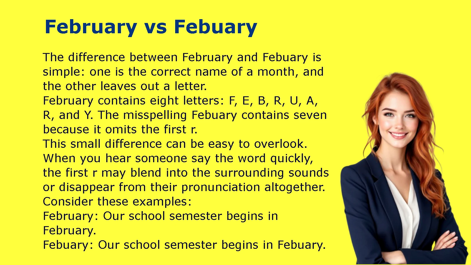 February vs Febuary