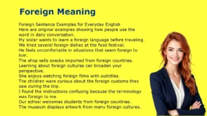 Foreign Meaning
