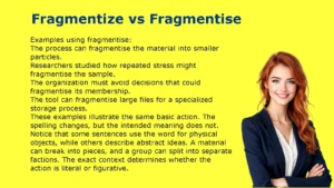 Fragmentize vs Fragmentise
