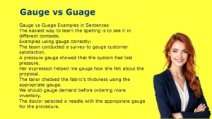 Gauge vs Guage