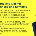 Hyphens and Dashes