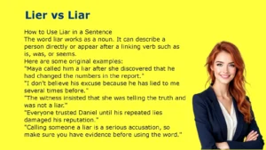 Lier vs Liar