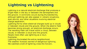 Lightning vs Lightening