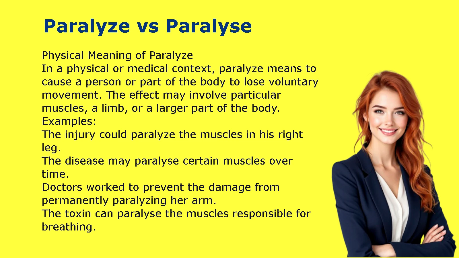 Paralyze vs Paralyse