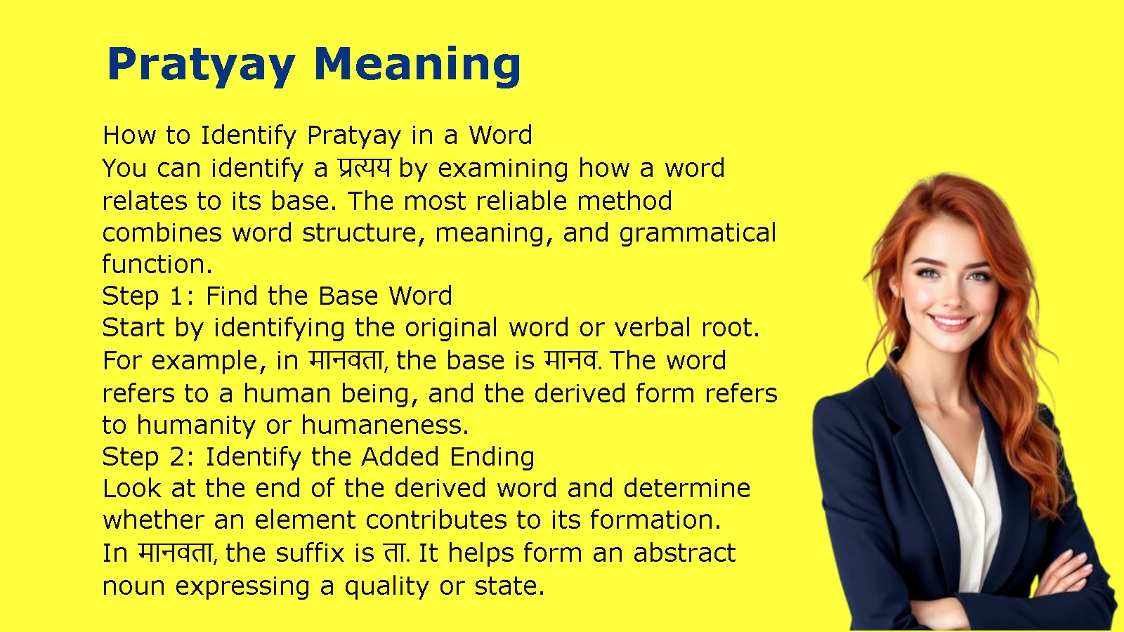 Pratyay Meaning