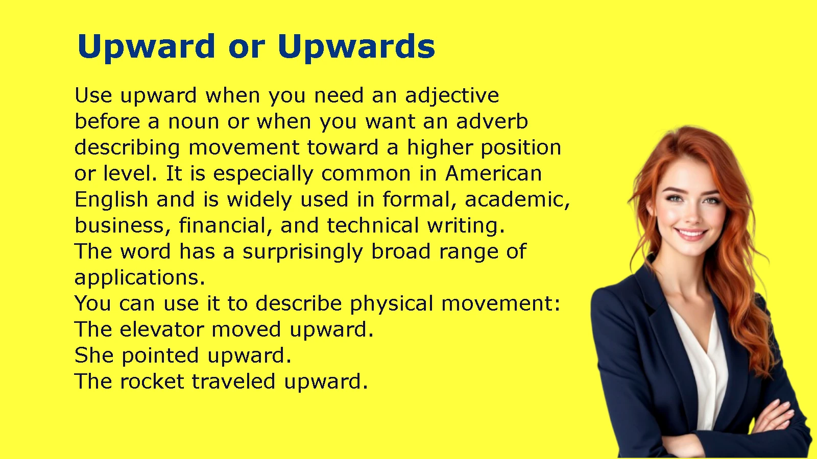 Upward or Upwards