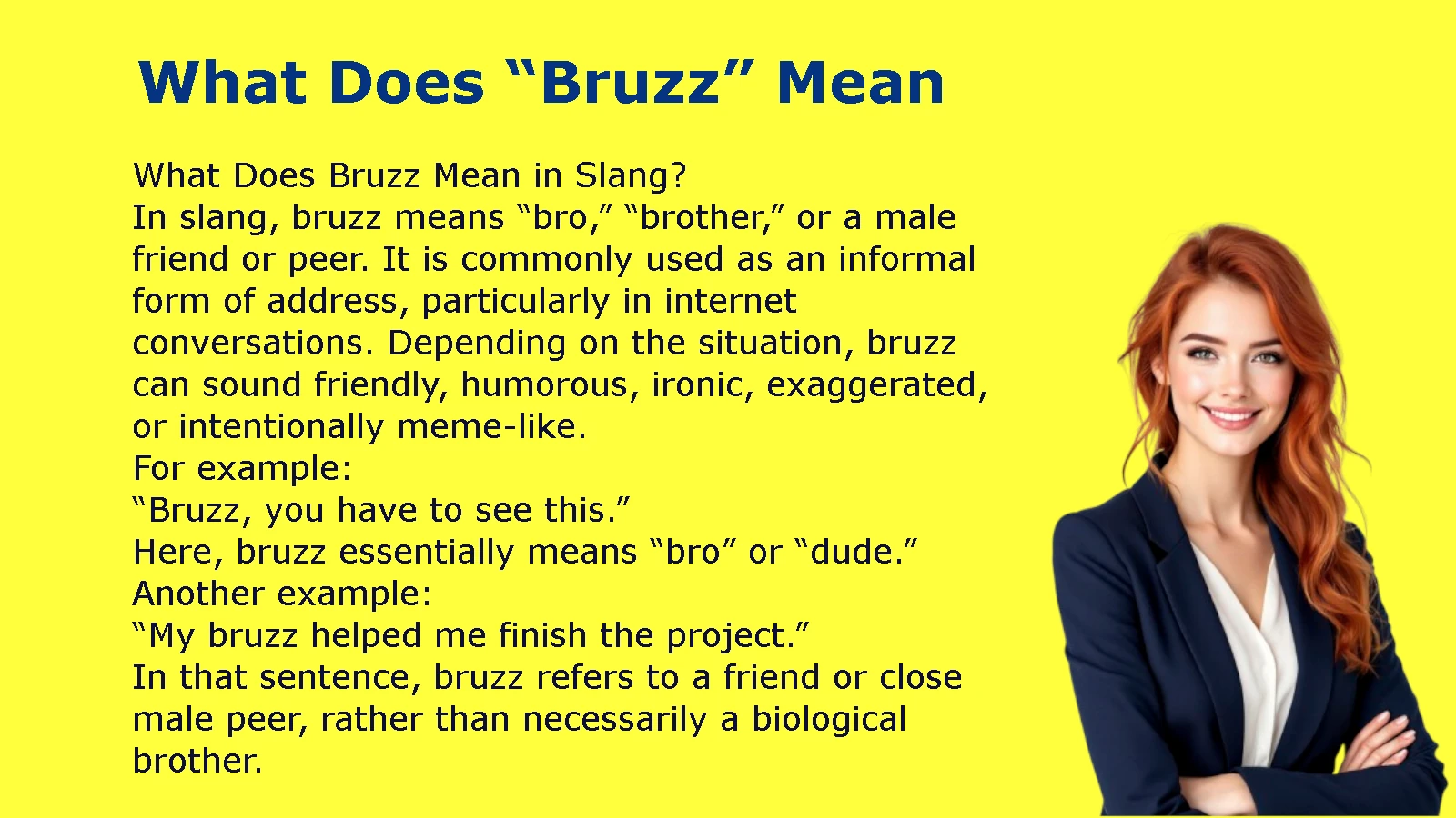 What Does “Bruzz” Mean